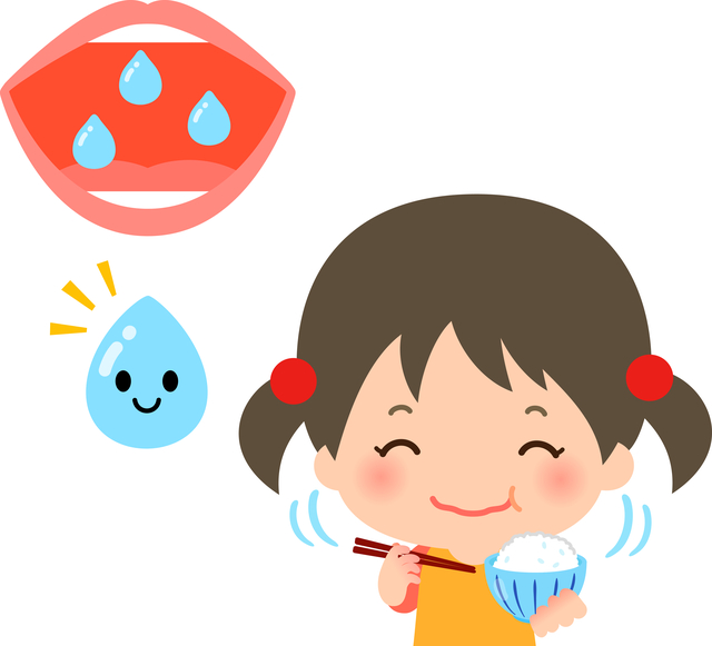 唾液 増やす よく噛む